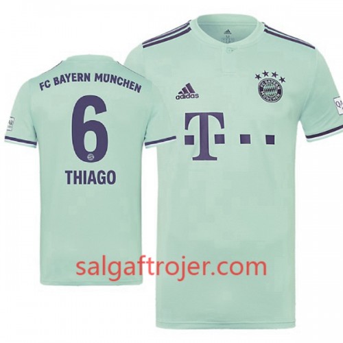FC Bayern München Fodboldtrøjer Thiago 6 Udebanesæt 2018/19 Kort ærmer FC Bayern München Fodboldtrøjer Thiago 6 Udebanesæt 2018/19 Kort ærmer